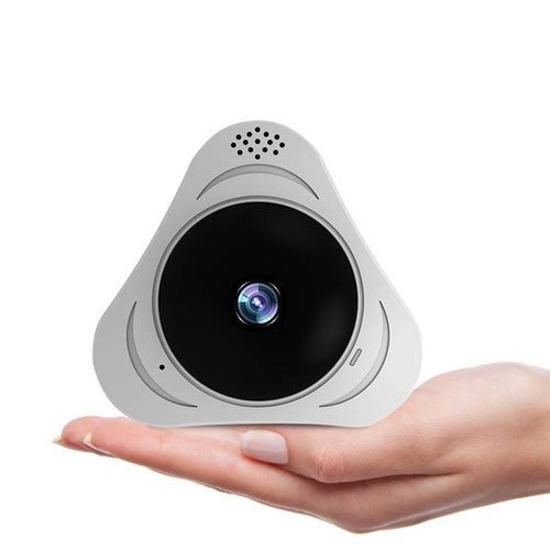 360° Panoramic Wi-Fi Security Camera — 3D Flying Saucer, 1.3MP/2MP/3MP, IR 6m, 80m², PTZ