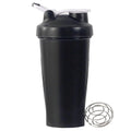 600ml Protein Shaker Bottle with Wire Whisk Ball