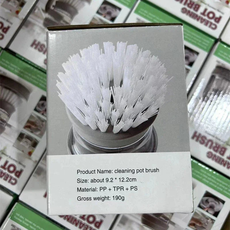 Soap Dispensing Dish Brush with Press Pump