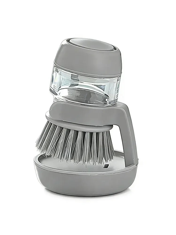 Soap Dispensing Dish Brush with Press Pump