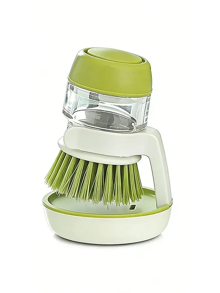Soap Dispensing Dish Brush with Press Pump