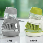Soap Dispensing Dish Brush with Press Pump