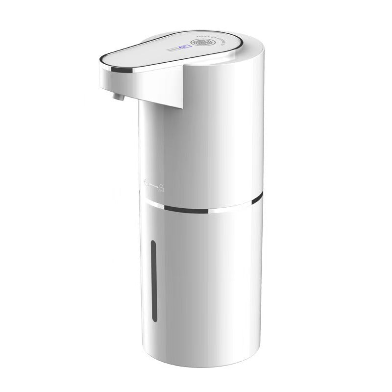White electronic device with a sleek design on a white background