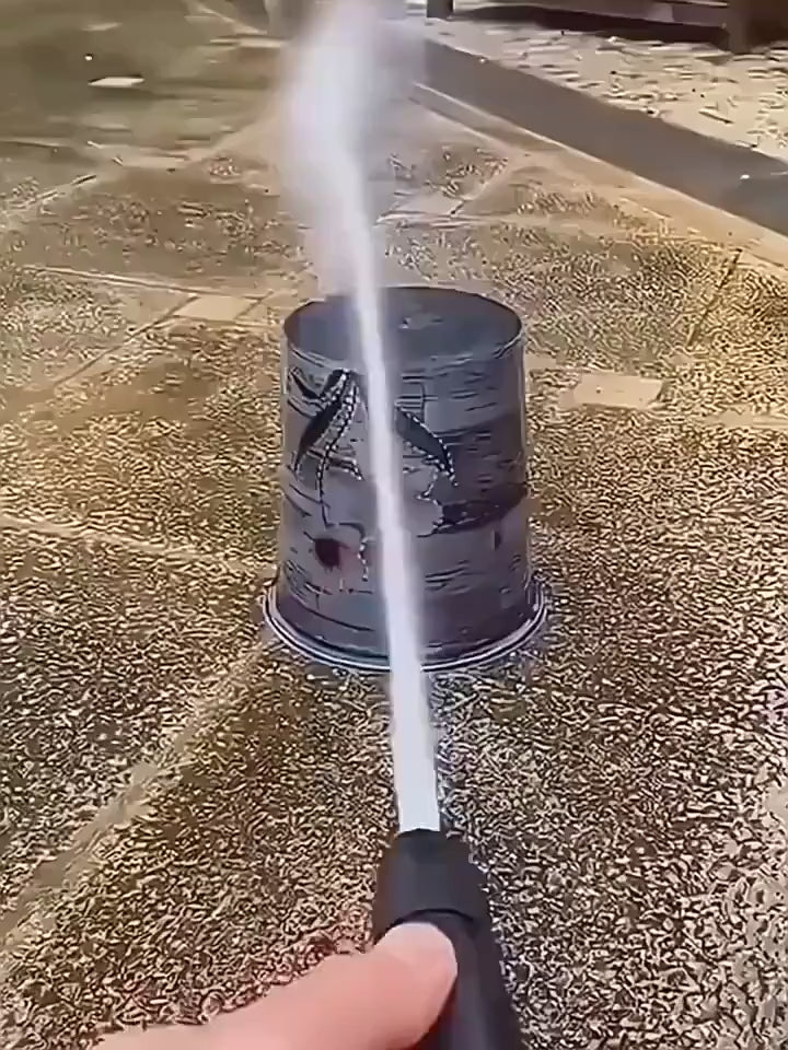 High-Pressure Water Gun Nozzle – 360° Adjustable | Car &amp; Garden